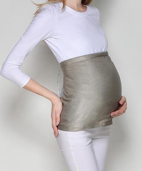 BTURYT 3 in 1 Anti-Radiation Maternity Bellyband Silver Fiber Protection  Shield Tops Camis for Blocking/Shielding
